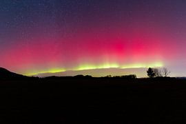 Northern lights over Upper Bavaria by Teresa Bauer