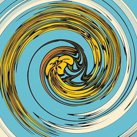 Spiraal van licht en diepte van Jose Lok