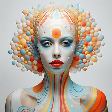 Lichaamskunst Surrealisme Geometrie Contrast Avant-garde Hypnotisch