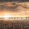 Ahlbeck Strand auf Usedom an der Ostsee mit Seebrücke. von Voss Fine Art Fotografie