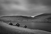 Bøur (Faroe Islands) (b/w)