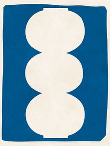 Vase sur fond bleu 4