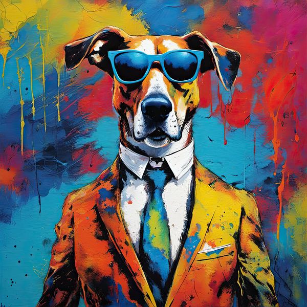 PopArt Dog 06.92 by Eye catching paintings