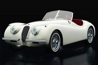 Jaguar XK-120 three-quarter view