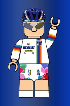 Paolo Bettini Mapei Quickstep Weltcup-Legende 2002 von FreddyFinn