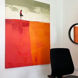 Klantfoto: Wind van ARTEO Schilderijen, op canvas