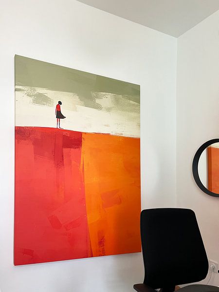 Customer photo: Abstract painting with resident by ARTEO Paintings, on canvas
