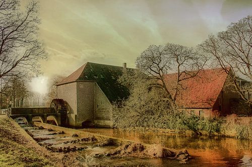 Wassermühle, Grathem, Limburg, Niederlande