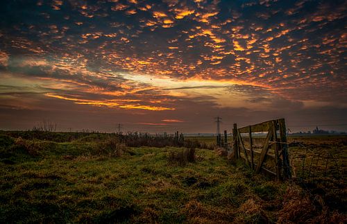 Fantastisch wolkenspel