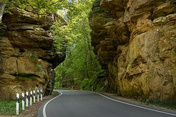 Route in Luxemburg van Henry Smeets