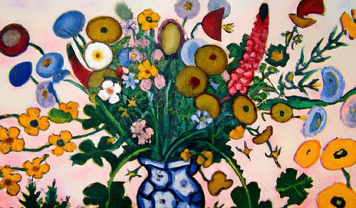 An abundance of wild flowers