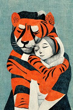 My Tiger And Me by treechild .