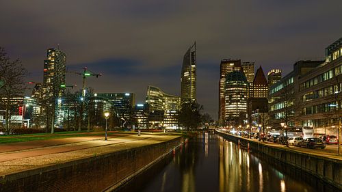 Oh, oh Den Haag, mooie stad in de avond.