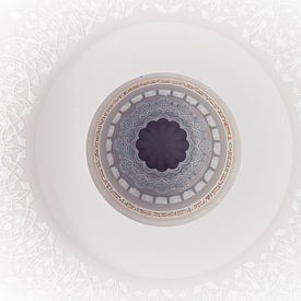 Ornement de lampe dans la mosquée Sheik Zayed sur Barry Jansen