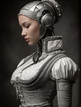 Profile of a silent order by Klaus Tesching - Art-AI