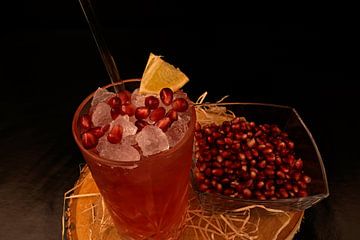 Cocktail met granaatappelsap en wodka