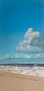 Strand met wolk van Ronald Boon thumbnail