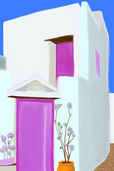 White Greek islet by MishMash van Heukelom