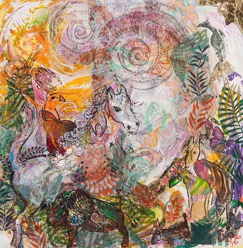 Indische herfst van Carmen Eisele