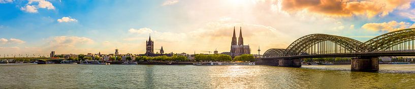 Köln Panorama von Günter Albers