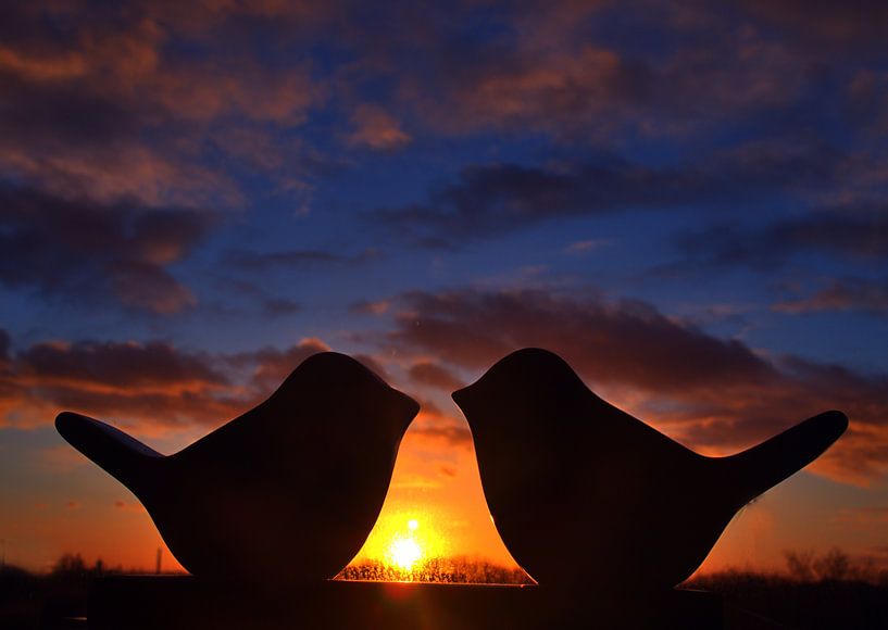 Oiseaux en céramique par Edgar Schermaul