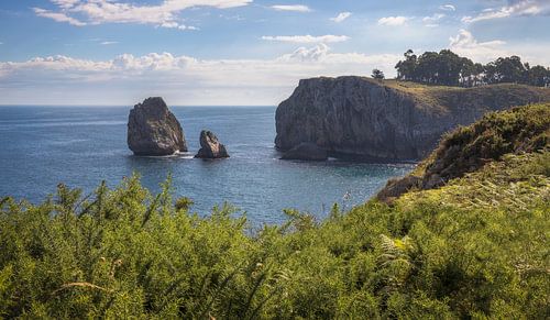 Het Hell Cliffs-kustpad, het Acantilados del Infierno-pad in Astu