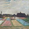 Vincent van Gogh. Parterres de fleurs en Hollande sur 1000 Schilderijen