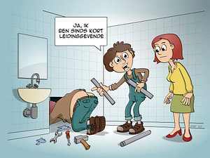 Karikatur; die Exekutive