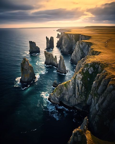 Goldene Stunde am Atlantik von fernlichtsicht