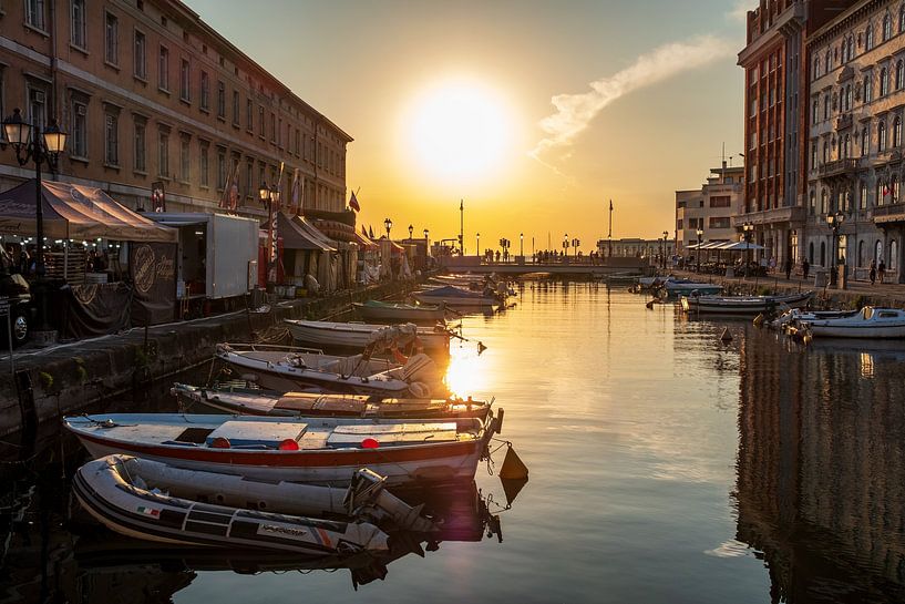 Sunset in Trieste | Grand Canal by Flatfield