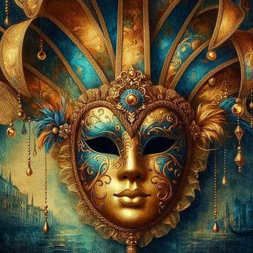 Venetian mask by Nicolette Vermeulen