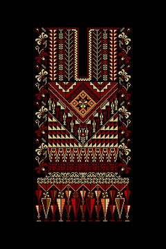 Tatreez ornament template 90 by Richard Laschon