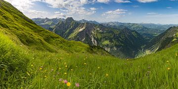 Panorama über das Oytal von Walter G. Allgöwer