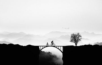 Fietstocht van Bess Hamiti