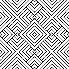 Cut-outs | Overlap | 4x4 | N=05 | L=1:3 | V=06 by Gerhard Haberern