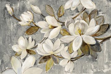 Magnolia eenvoud neutraal grijs, Silvia Vassileva van Wild Apple