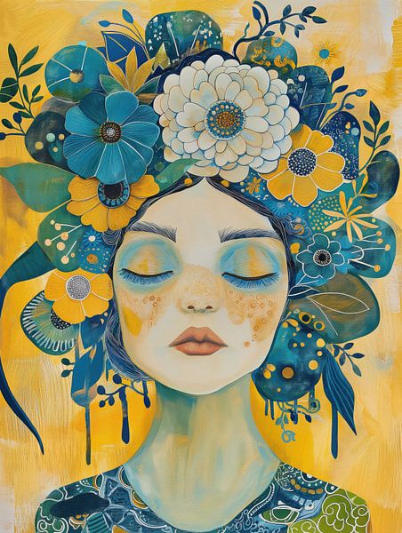 Vrouw abstract van Imagine