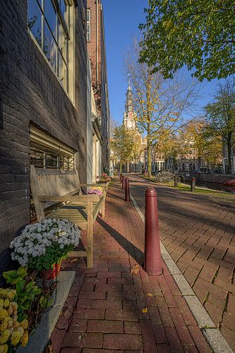 Zicht op de Zuiderkerk Amsterdam