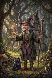 La sorcière de la forêt enchantée sur Markus Gann