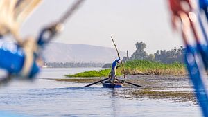 Vissers in Luxor, Egypte