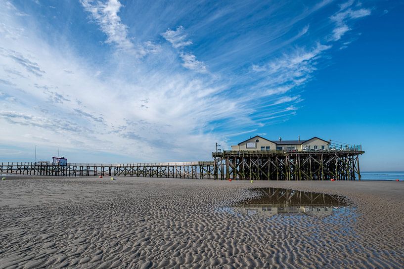 Coastal landscape St. Peter-Ording, North Sea by Karsten Rahn