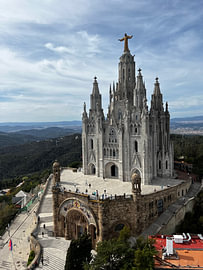 Sagrat Cor High above Barcelona by MADK