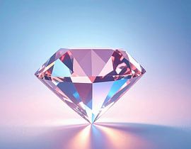 Diamant met kleuren