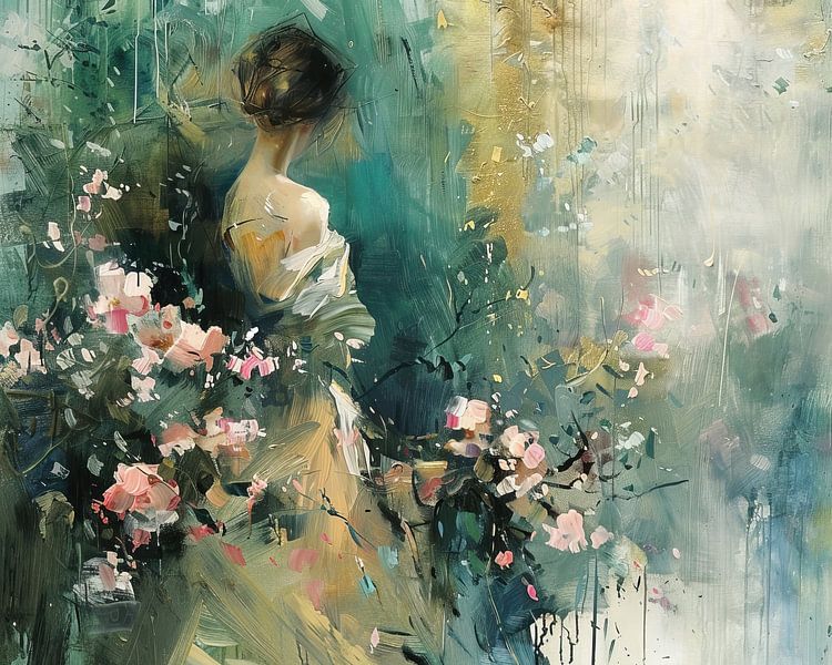 Women's Painting | Whisper Breeze by Eye catching paintings