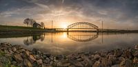 Spoorbrug bij Arnhem