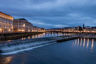 Blue hour in the historic city of Florence by Franca Gielen thumbnail