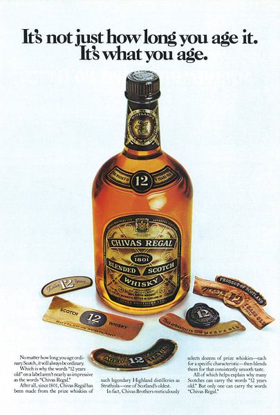 PUBLICITÉ POUR LE WHISKY CHIVAS REGAL par Jaap Ros