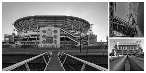 AJAX en de Johan Cruijff Arena voor aan de muur