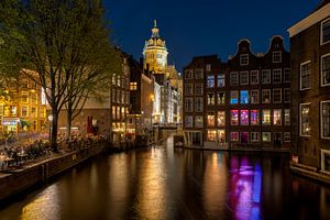 Red Light District Amsterdam van Fotografie Ronald