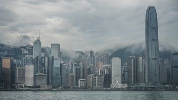 La ligne d'horizon de Hong Kong sur Shanti Hesse